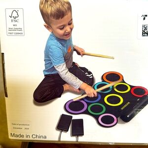 Electronic Drums for Kids by Rocksocki. Excellent sound quality like real drums.